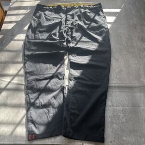 McDonalds Timeless Elements Pants Mens Size 44x32 Black Cuffed Employee Uniform